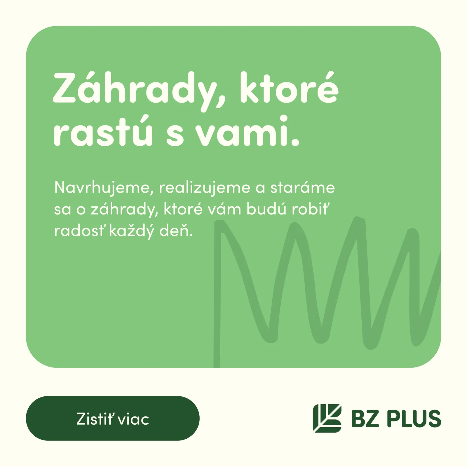 Social post: Záhrady, ktoré rastú s vami.