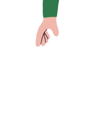 Animated loop: a hand reaches down for a beer